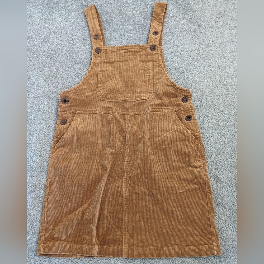 Corduroy overall style dress